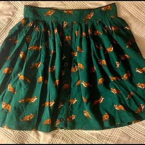 Hell Bunny fox print skirt.
